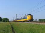 4060, 4088 and 4042 with IC 764 Groningen-Schiphol (Airport) near by Tynaarlo on 14-5-2008.