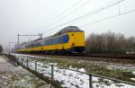In the snow! NS 4066 at Alverna on 15 February 2013.