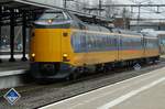 NS 4047 enters Amersfoort on a wet 25 February 2017.