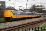 NS 4057 passes through Wijchen on a grey 15 January 2021.
