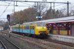 NS 840 -with stickers from rival Connexxion- at Ede-Wageningen on 29 November 2009. 