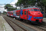 Rolling for Charity is the first private Plan V 'Apekop': former NS 466 speeds through Dordrecht on a condition ride on 28 June 2020.