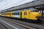 On 30 May 2026 the three remaining operational Plan V EMUs (called Apekop) gathered at Amersfoort for the 60th anniversary of this type of EMU. The Netherlands State railways Museum NSM at Utrecht send her example, 876 to Amersfoort with advertisement (of course for the NSM itself) on the blue stripes -as was usual on these EMUs untill the 1990s.