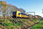 Shadowplay on 7521 passing Tilburg Oude Warande on a sunny 17 November 2019. 