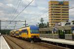 Back shot on 7548 passing through Nijmegen-Dukenburg on 26 June 2013.