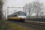 NS Sprinter 2995 is about to call at Wijchen on 6 December 2013.