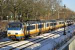 NS 2989 passes Nijmegen-Kolpingbuurt on 13 January 2017.