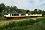 SGM 2955 speeds through Dordrecht Zuid on 10 June 2017.