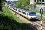 Near the Goffert Park at Nijmegen, NS 2124 passes the photographer on 5 July 2016.