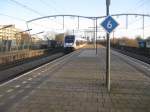 NS SLT EMU's enter Zwijndrecht Station, 02/01/2015.