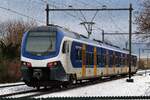 On a snowy 10 December 2017 NS 2513 has just left Wijchen for Arnhem.