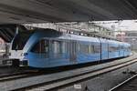 Connexxion 5037 -the only GTW in Connexxion's  Valleilijn fleet, stands ready for departure at Amersfoort on 16 April 2016.