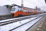 NS 9520 in Olympic scheme at Nijmegen Centraal on 18 January 2013.