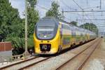 VIRM 9552 speeds through Elst on 21 August 2017.