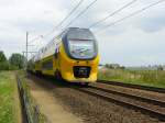 Here a Regiorunner with unknown number near Leiden as a Intercity from Amsterdam CS to Vlissingen 09-08-2009.