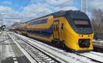 NS 8657 thunders through Arnhem-Zuid on 12 February 2021.