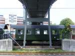 this perfect symmetric composition was possible after arriving of a tram of the shm at Hoorn sunday of 5-8-2012, shm bc 53