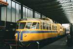 NS Direction railcar 20 (a modified DE-1, due to the two domes called 'Kameel/Camel') at the Dutch Railway Museum NSM -old style- on 24 July 1997.

