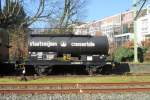 Old tank wagon stands on 9 March 2014 at the Dutch Railways Museum in UTrecht-Maliebaan.

