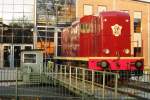 NS 2498 stands guard at the NSM railway museum in Utrecht-Maliebaan -on Armastice Day 11 November 2011.