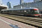 On 26 March 2017, the tracks between Rotterdam and Hoek van Holland had a nice goodbye (before being converted from normal railways to light rail c.q. tram) with three historical EMUs between Rotterdam Centraal and Hoek van Holland Haven in 30 minutes pattern. The oldest was NS 273 -owned by the NSM in UTrecht- which is seen leaving Rotterdam for Hoek van Holland.