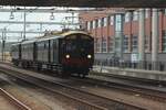 After fifteen years of standstill, NSM's Mat'24 Blokkendoos BD 9107 makes a succesful test run on 1 August 2026 from Utrecht Maliebaan to Apeldoorn and Amersfoort. The 100+ years old EMU is sen here leaving Amersfoort for the second outing to Apeldoorn on said 1 August 2026.