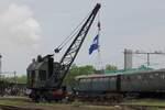 On 14 May 2015 steam crane SGB-39 'DE SCHELDE' stands in Goes a short while after she came into possession of the Goes based preservation society.