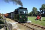 Tram loco 8 'OOIEVAAR' (Stork) at Wognum on 28 September 2013.