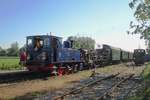 Meuse tank engine SHM-5 stands with a quasi-freight at Wognum-Nibbixwoud on 28 March 2013.