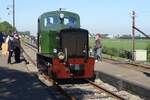 Diesel loco SHM-101 runs round at Wognum-Nibbixwoud on 28 September 2013.