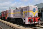 Railway Bishop: former NS 2530 enjoys the Sun at the VSM headquarters in Beekbergen on 28 July 2023.