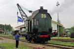 On 14 May 2015 steam crane SGB-39 'DE SCHELDE' stands in Goes a short while after she came into possession of the Goes based preservation society.