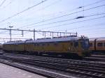 On 5 May 2014, Ultra Schouw Trein UST-02 'KARLA PEIJS' (named after a Dutch former Secretary of Transport) stands in Nijmegen Centraal. 