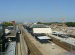 Old platforms on the leftside and already a new one on the right side.