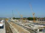 The building of a new platform and some buildings. Breda 18-07-2013.