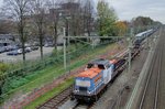 On 12 November 2015 NbE 203 160 shunts at Tilburg-Universiteit.