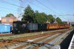 Tram loco 8 'OOIEVAAR' (Stork) enters Hoorn on 28 September 2013.

