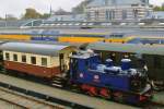 'Meuse' design steam loco SHM 5 is stabled at Hoorn on 24 October 2009.
