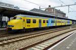 NS(M) 876 stands at Hoek van Holland Haven on 26 March 2017 with the goodbye of the heavy rail operations Hoek van HollandRotterdam.