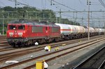 Ex-NS 1604 hauls an LPG train into Roosendaal on 22 September 2016.