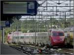 A PBA Thalys unit is running through the station of Roosendaal on September 5th, 2009.