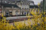 The oldest Dutch railway station (1853) photographed on 4th April 2012 (Valkenburg, South Limburg)