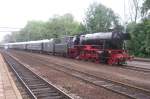 23 076 in the sidings at Dordrecht Centraal during the biannual event  Dordt in Stoom  on 3 JUne 2012. Pity of the rain.