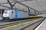 RailPool 186 181/2862 stands at Rotterdam Centraal on 25 October 2015.