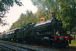 NSM 3737 hauls an extra train through the forest near Winterswijk on 2 July 2002.