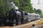 VSM 52 3879 hauls a steam shuttle into Dieren on 2 September 2012.