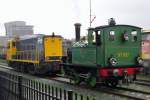 Former Staats-Spoorwegen 657 Kikker (Frog)  was part of the Grand Parade of Rail at Amersfoort. sadly; the 17th of October, the day of this picture, the weather was less-than-ideal at the parade...