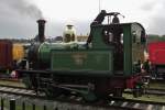  You can ring my Bell  thinks steamer 657 at the Grand Parade of Trains in Amersfoort on 17 October 2014. The drives acts accordingly.