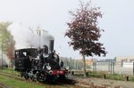 Ex-NS 7853 runs round in Haaksbergen on 23 October 2016.
