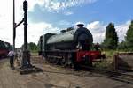 SSN 8811 takes it easy in Simpelveld on 8 July 2017. After service with NS, 8811 was bought by a local mine operation and escaped the cutter´s  torch. After the coal produce in the Netherlands ceased, this loco was eventually saved by the SSN in Rotterdam.
